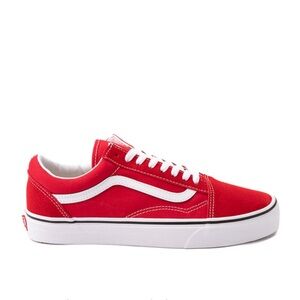 SIZE 7.5 Vans Old Skool Skate Shoe - Racing Red